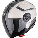 Scorpion Exo City 2 Cosmos Açık Motosiklet Kaskı Krem Siyah - XL - Çok Renkli