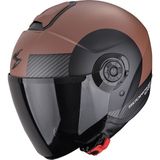 Scorpion Exo City 2 Sheer Açık Motosiklet Kaskı Kahverengi Siyah - XXL - Çok Renkli