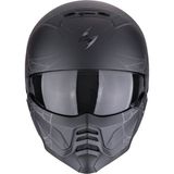 Scorpion Exo Combat 2 Spider Web Modüler Motosiklet Kaskı Mat Siyah Gümüş