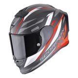 Scorpion EXO R1 Evo Air Carbon Runner Spor Motosiklet Kask Mat Siyah Kırmızı