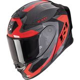 Scorpion Exo R1 Evo Carbon Propel Spor Motosiklet Kaskı Siyah Kırmızı - XL - Siyah - Kırmızı