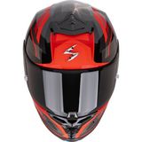 Scorpion Exo R1 Evo Iı Air Vital Spor Motosiklet Kaskı Siyah Gümüş Kırmızı - Siyah - Gümüş - Kırmızı