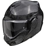 Scorpion Exo-Tech Evo Onyx Carbon Çene Açılabilir Motosiklet Kaskı Siyah - XS