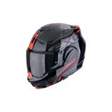Scorpion Exo-tech Evo Traveller Çene Açılabilir Motosiklet Kaskı Siyah Kırmızı