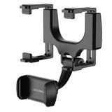 Scosche SUHRM-1 Seçilebilir Dikiz Aynası Telefon Montajı, Araba için 360° Araç Dikiz Aynası Telefon Tutucu, Evrensel Ayarlanabilir Akıllı Telefon Tutacağı, iPhone ve Cep Telefonlarıyla Uyumlu 3,5