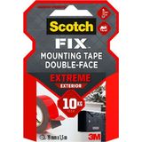 Scotch 3m Ekstra Güçlü Montaj Bandı Çift Taraflı 19 mm x 1.5 M