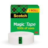 Scotch 810-1933 Scotch Magic Bant Görünmez, üzerine yazılabilir ofis bandı şeffaf