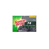 Scotch Brite 3M Scotch Brite SB74 Endüstriyel Bulaşık Süngeri 4'lü 4 Paket (YEŞİL)