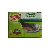 Scotch Brite Power Classic Bulaşık Süngeri Yeşil 2'li Oluksuz Düz Klasik X 12 Paket ( 24 Sünger)