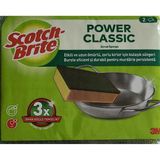 Scotch Brite Power Klasik Bulaşık Süngeri Yeşil 8'li Klasik Düz X 4 Paket Oluksuz ( 32 Sünger)