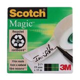 Scotch Scotch Magic (Aydınger) Bant Yeşil 19MMX33M - Karışık-Çok Renkli - standart