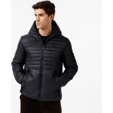Scotch & Soda Scotch&soda Reversible Insulated Lightweight Puffer Erkek Siyah Mont - 001-Siyah - XL