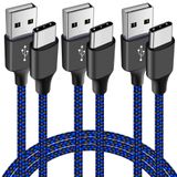 SCOVEE Kindle E-okuyucular, Yangın Tabletleri ile Uyumlu 3'lü Paket 6ft USB C Kablosu (Tamamen yeni HD 10 9. 10. 11. Nesil, HD 8,8 Plus 2020 2022 Sürüm, 7 Çocuk Sürümü 2019 2021). Tip-C Şarj Kablosu