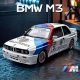 Scowetto 1988 BMW 3 SERIES M3 White (E30) BMW M3 WARSTEINER DİECAST ARABA BMW E30 MODEL KOLEKSİYONLUK ARABA