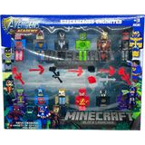 Scowetto Avengers Temalı minecraft Karakterleri 23 parça Figür Oyuncak