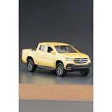 Scowetto Gri Mercedes X250 Açılır Kapı Çek Bırak Oyuncak Araba 1:32 Ölçek 11 cm - Sarı
