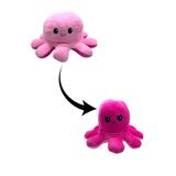 SCOWETTO Renk Değiştiren Oyuncak Peluş Ahtopot ( açık pembe kapalı pembe )