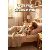 Scowetto Sevimli Peluş Yavru Kedi 35 cm | Sesli Miyavlayan Oyuncak | Uyku ve Oyun Arkadaşı | 4 Renk Seçeneği
