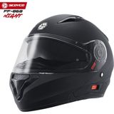 Scoyco Çene Açılır Kask FF-868 Nıght Mat Siyah - XL