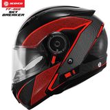 Scoyco FF-868 Sky Breaker Çene Açılır Motosiklet Kaskı - 2XL - Çok Renkli