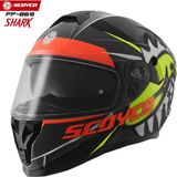 Scoyco FF-869 Shark Full Face Kask Özellikli Motorsiklet Aksesuarı