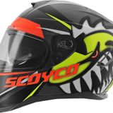 SCOYCO FF-869 SHARK FULL FACE KASK