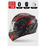Scoyco FF868 Azrael Motosiklet Kaskı Güneş Vizörlü Çene Açılır Motorcu Kask - Çok Renkli