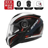 Scoyco FF868 Pulse Motosiklet Kaskı Güneş Vizörlü Çene Açılır Motorcu Kask - Çok Renkli