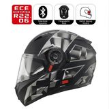 Scoyco FF869 Space Motosiklet Kaskı Güneş Vizörlü Çene Açılır Motorcu Kask