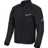 Scoyco JK118 Motosiklet Montu Yazlık Fileli Dayanıklı Kanvas Kumaş Motorcu Mont Siyah - 3XL