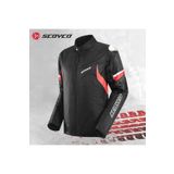 Scoyco Jk176 Waterproof 4 Mevsim Motosiklet Montu Siyahkırmızı