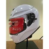 Scoyco X507 Güneş Vizörlü Kapalı Motosiklet Kaskı Beyaz - XL