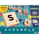 Scrabble Ingilizce Ahşap 2'si 1 Arada Harfli Kelime Oyunu JGR61 - Renkli