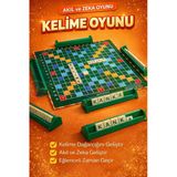 Scrabble Türkçe Kelime Oyunu - Kelime Üretme Oyunu Akıl Ve Zeka Oyunu - Scrabble Oyunu