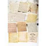 Scrapbook Vintage Yazı / Nota Kağıdı / Bullet Journal, Ing, Planner, Ajanda Süsleme