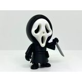 Scream Ghostface Figürü - 3D Yazıcı Tasarım Korku Filmi Biblosu - Bıçaklı Çığlık Maskesi Karakteri