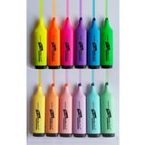 Scrikss 12 Renk Fosforlu Kalem Seti (6 Pastel+6 Canlı)