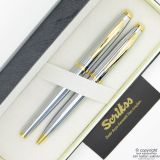 Scrikss 39 Gold Krom İsme Hediye Roller Tükenmez Kalem Seti