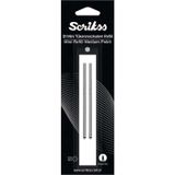 Scrikss 5742850 Refili Siyah D1 Mini 2'li Medium Tükenmez Kalem