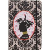 Scrikss A5 Çizgisiz Notelook Paris Siyah Kadife Defter