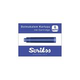 Scrikss Dolma Kalem Kartuşu Mavi (6 Lı Paket) M000saffd0605a