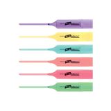 Scrikss Fosforlu Highlighter Pastel Renkler 6'Lı Kalem Seti (Sh712p)