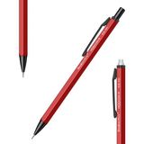 Scrikss Hexagon Versatil Kalem 0,5 mm Kırmızı Metal Gövde ile Kaliteli Yazım Deneyimi