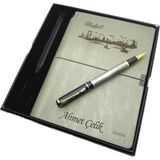 Scrikss İsme Özel Verona Defter(İstanbul Silüeti) + İsme Özel İstanbul Kalem + Kişiye Özel Kutulu Set