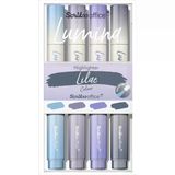 Scrikss Lumina Fosforlu Kalem Lilac 4 Renk Set