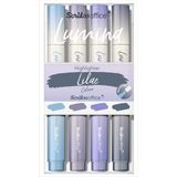 Scrikss Lumina Lilac Renk 4 Adet Hızlı Kuruyan Fosforlu Kalem Seti Plastik Malzeme - Yok - Karışık