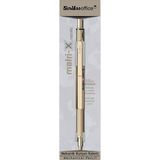 Scrikss Matri-X Versatil Kalem 0.5 Mm Metalik Altın Şeffaf Ambalaj