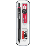 Scrikss Office Twist 0.5 mm Pembe Renk Şeffaf Kutu Mekanik Uçlu Versatil Kalem