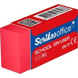 Scrikss Okul Silgisi Kırmızı Es-30 - 1 Adet - Standart