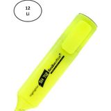 Scrikss Pastel Sarı Fosforlu Kalem SH712 SCR T0SBH4SH71209A Scrikss 12'li